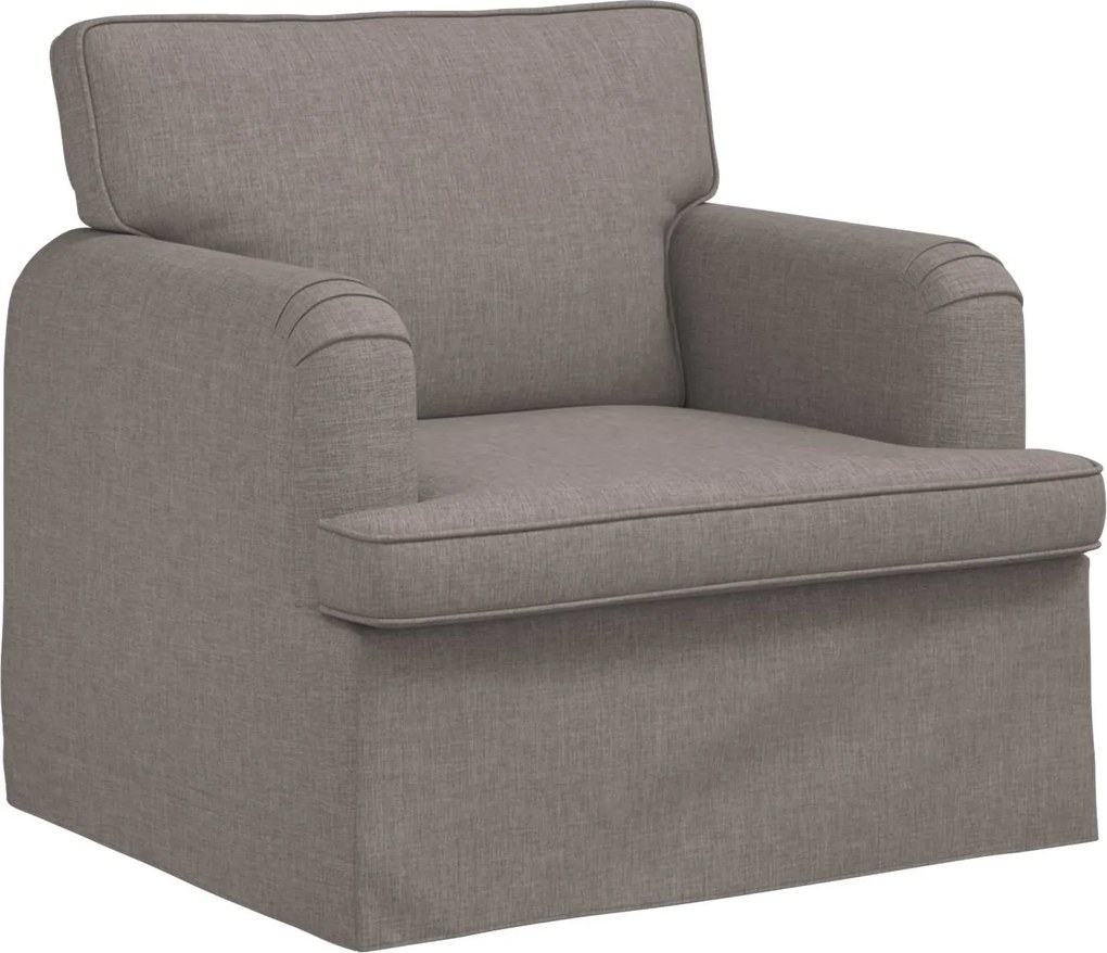 vidaXL Kanapé Tópszínű 84 x 80 x 85 cm szövet