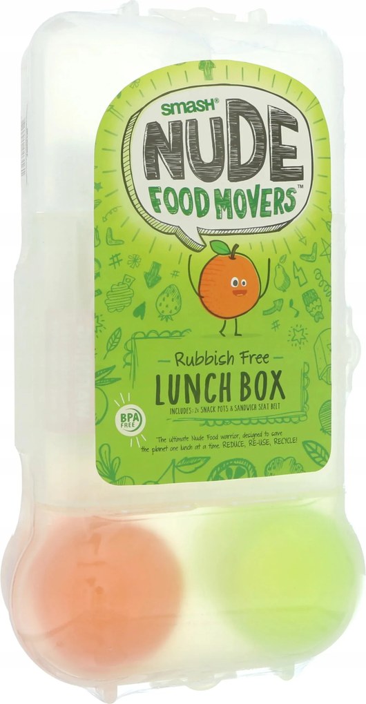 Smash Lunchbox Uzsonnás Doboz Szendvics Snack Food Movers 21108