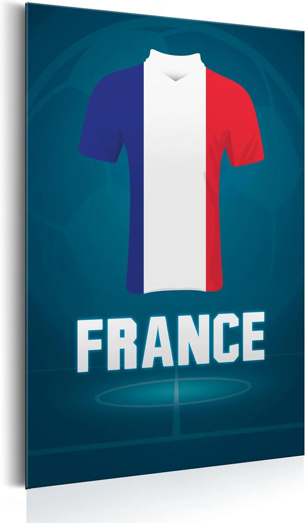 Plakát fémen - Football: France [Allplate]