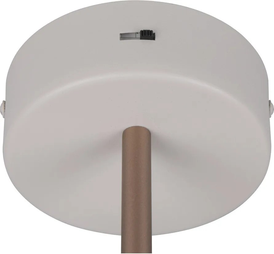 Elefántcsont színű LED dimmelhető fali lámpa hajlítható szerkezettel ø 20 cm Keaton – Trio