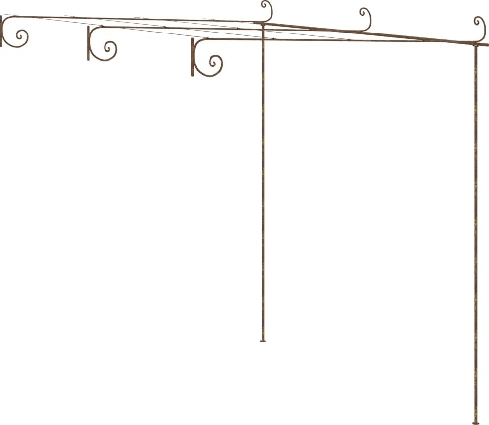 vidaXL antik barna vas kerti pergola 3 x 3 x 2,5 m