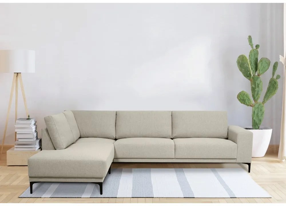 Bézs sarokkanapé (bal oldali) Chile – Scandic