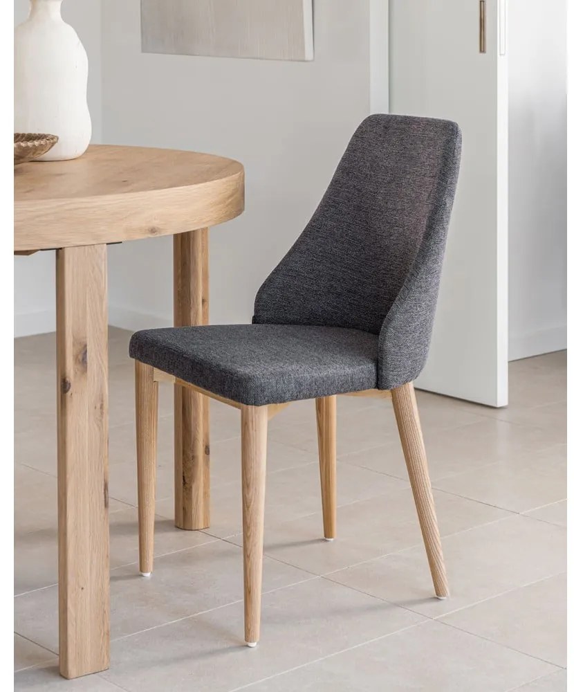 Sötétszürke étkezőszék Rosie – Kave Home