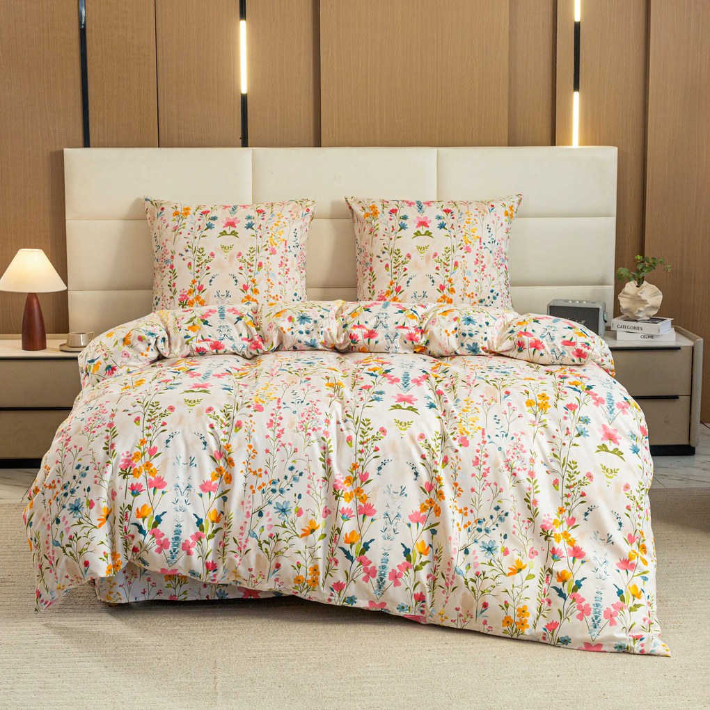 Mikroszálas ágyneműhuzat MILLEFLEUR színes Ágyneműhuzat mérete: 2 db 70 x 90 cm | 200 x 220 cm