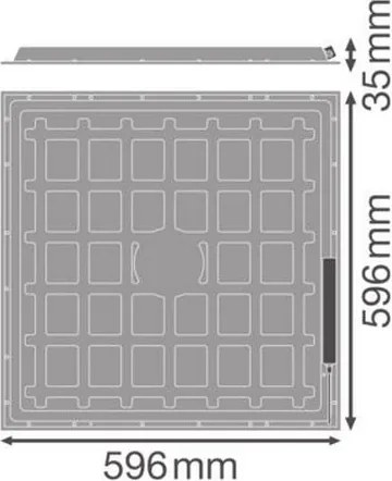 Ledvance - ESSENTIAL álmennyezeti LED panel LED/36W/230V 4000K 60x60 cm