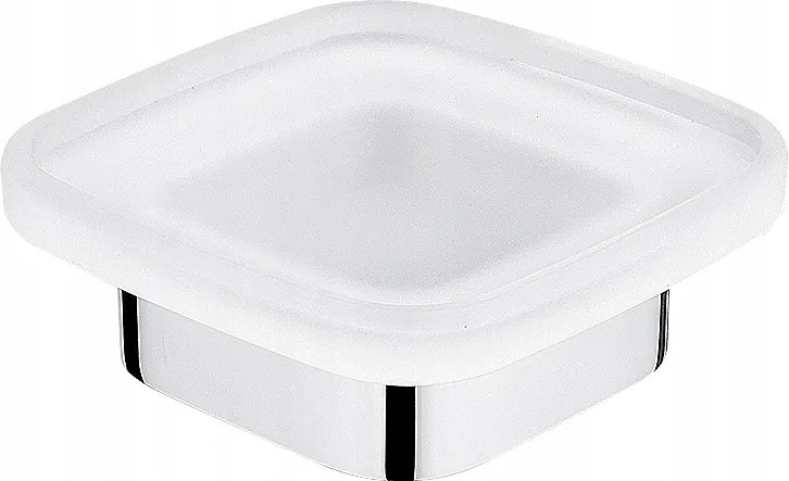 Nimco Kibo fali szappantartó, matt üveg és króm Ki 14059C-26_