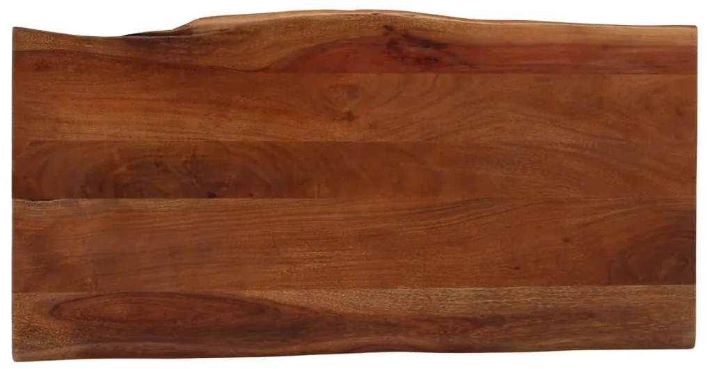 Mézbarna tömör akácfa dohányzóasztal 110 x 55 x 40 cm
