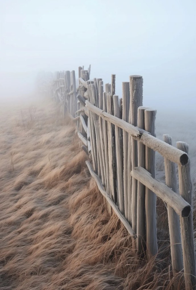 Poszter 67,5x100cm Köd a dűnék felett