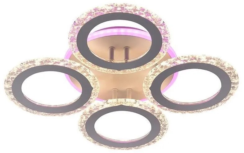 LED Dimmelhető felületre szerelhető csillár LED/55W/230V 3000-6500K + távirányító