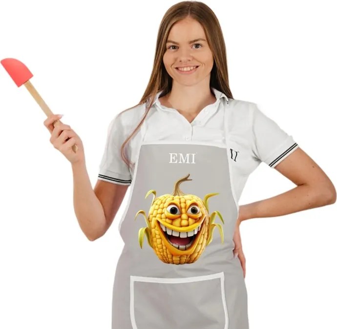 EMI Corny konyhai kötény, Fekete