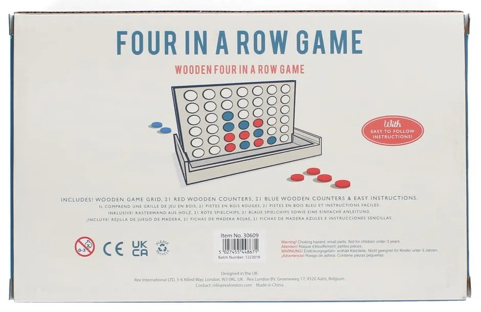 Amőba Four in a Row game set – Rex London