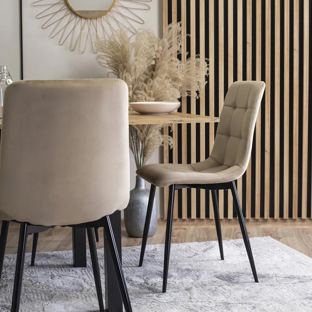 Bézs Bársony Étkezőszék. PERU