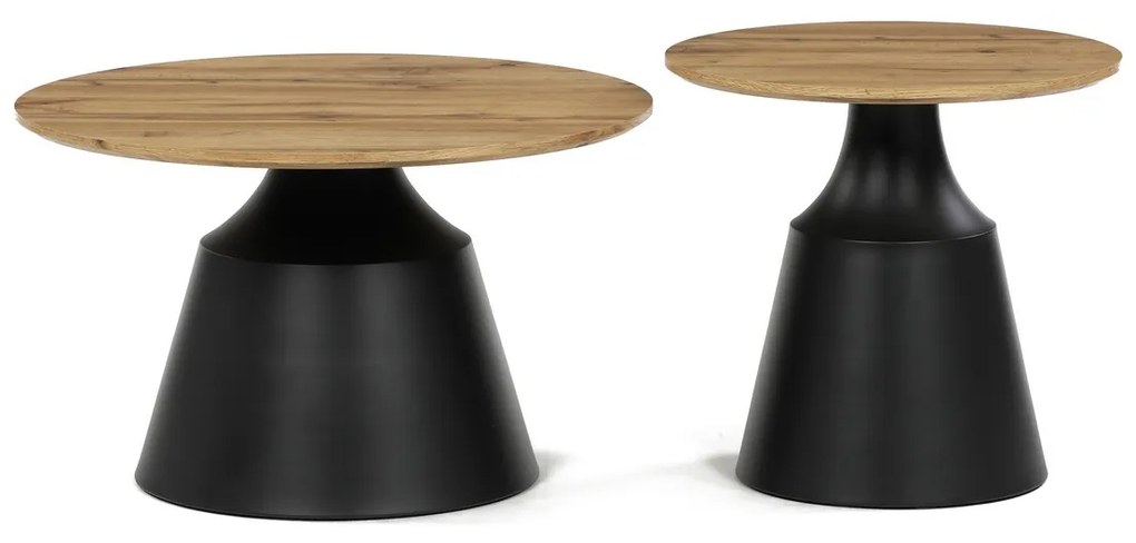 F4150 ART konferenciaasztal-készlet, tölgyfa, 2 db