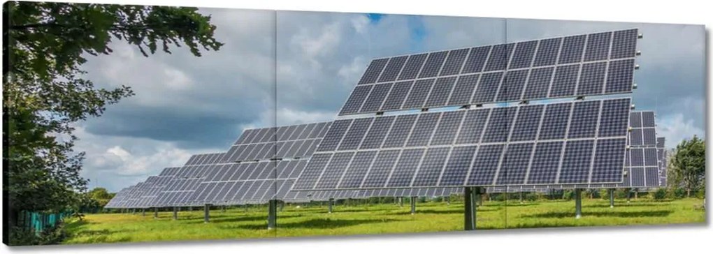 Vászonkép 60x20 Fotovoltaikus panelek Sun