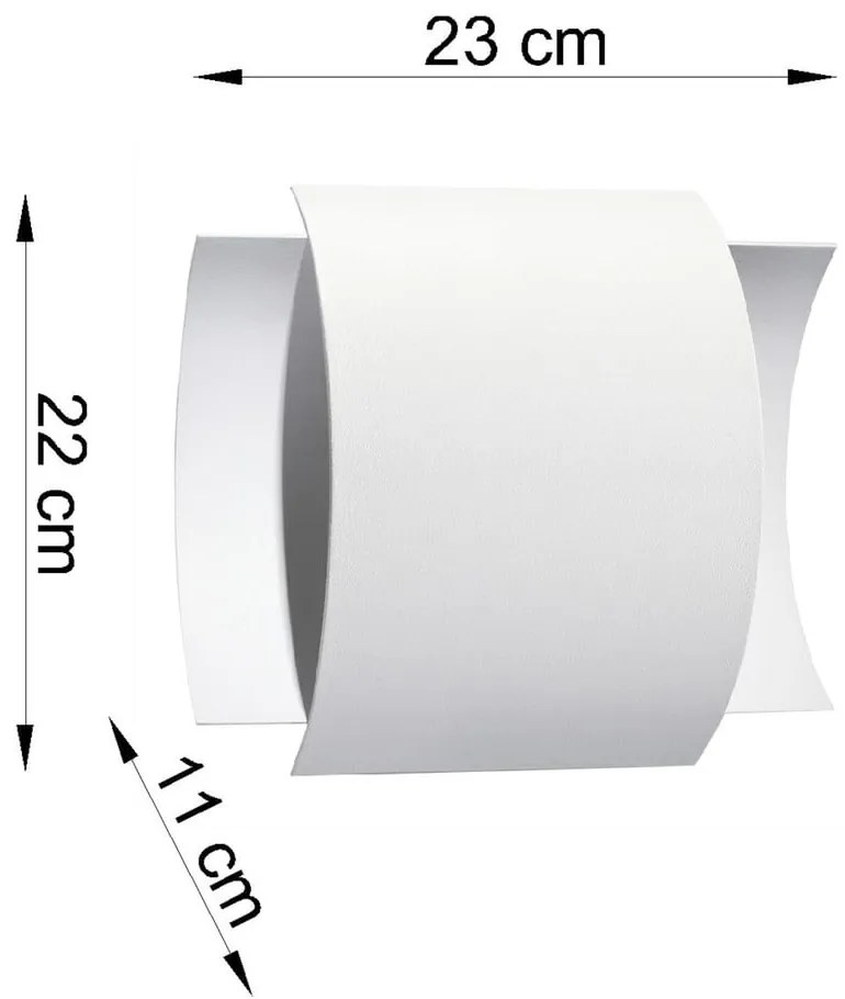 Forgmi fehér fali lámpa - Sollux