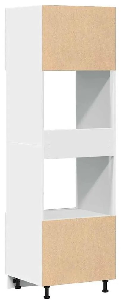 betonszürke forgácslap mikrohullámú sütő szekrény 60x57x207 cm