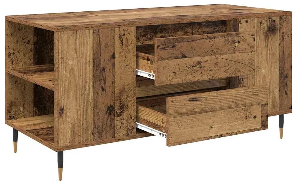 Dohányzóasztal with Drawer Régi fa 102 x 44.5 x 50 cm Faanyag