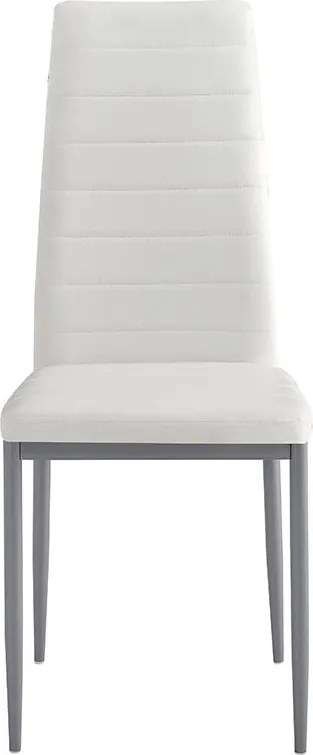 Catini Austin Étkezőgarnitúra 4x szék + asztal - Fehér