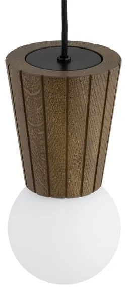 Argon 8952 - VOLANTE fürdőszobai függőlámpa kábellel 1x G9/6W/230V IP44 barna