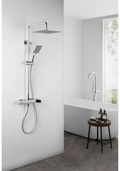 Sapho - Zuhanyszett csapteleppel CUBEMIX fényes króm