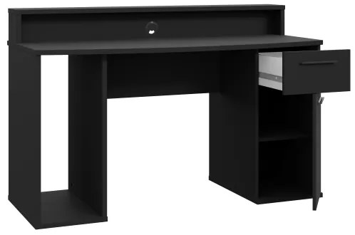 IVAR fekete íróasztal háttérvilágítással