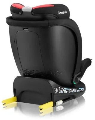 Lionelo - i-Size autósülés 40-150 cm, forgatható alap, fekete/piros