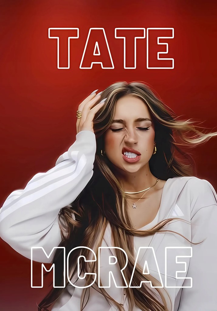 Poszter Tate Mcrae 30x40 cm