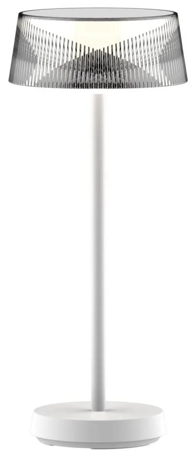 CASABLANCA LED asztali lámpa, 3,4W, 5V USB, 3600 mAh, IP44, fehér