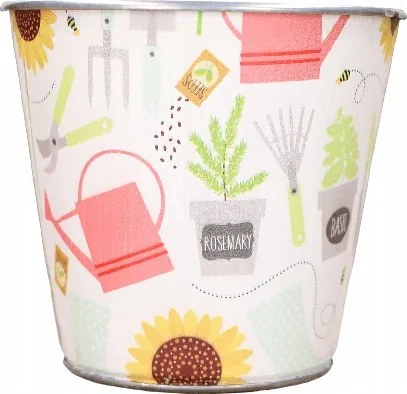 Fém kerti vödör fedél 12cm