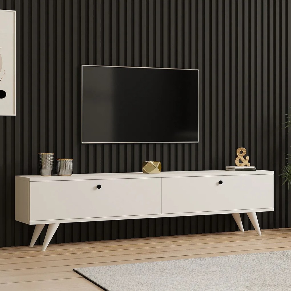 TV asztal Paris White