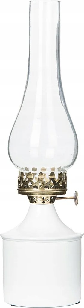 Olja teamécsestartó fehér 34cm magas