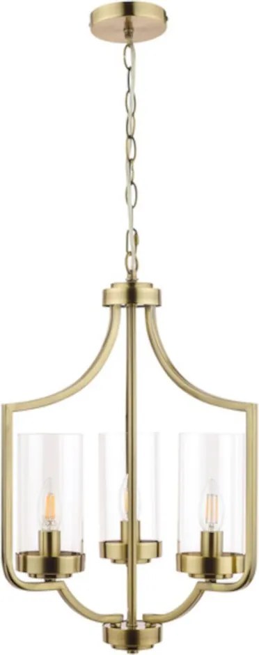 LAURA ASHLEY 3732584-Q JOSEPH Klasszikus Függesztett Lámpa Antik Sárgaréz E14 IP20