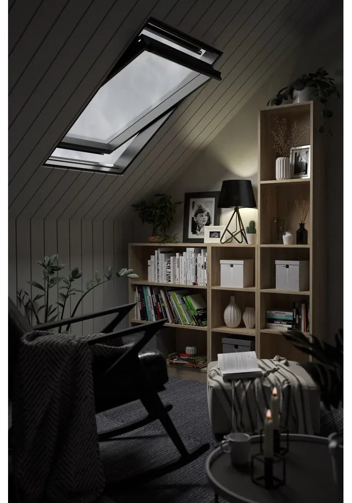 Basic könyvespolc tölgyfa dekorral , 41 x 203 cm - Tvilum