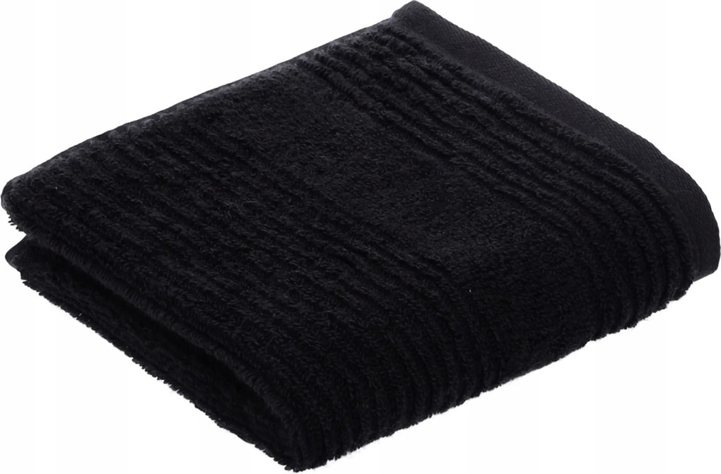 Pamut törölköző 30x50 cm Tomorrow 790 Schwarz biológiailag lebomló