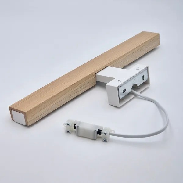 Brilagi- LED Fürdőszobai tükörmegvilágítás WOODY MIRROR LED/8W/230V IP44 tölgy/fehér