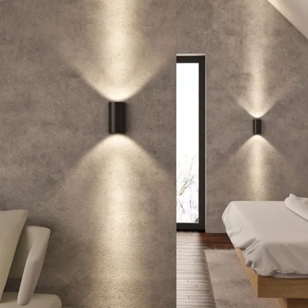 RED - Design Rendl - R12593 - LED Fali lámpa DAFFY LED/6W/230V fekete