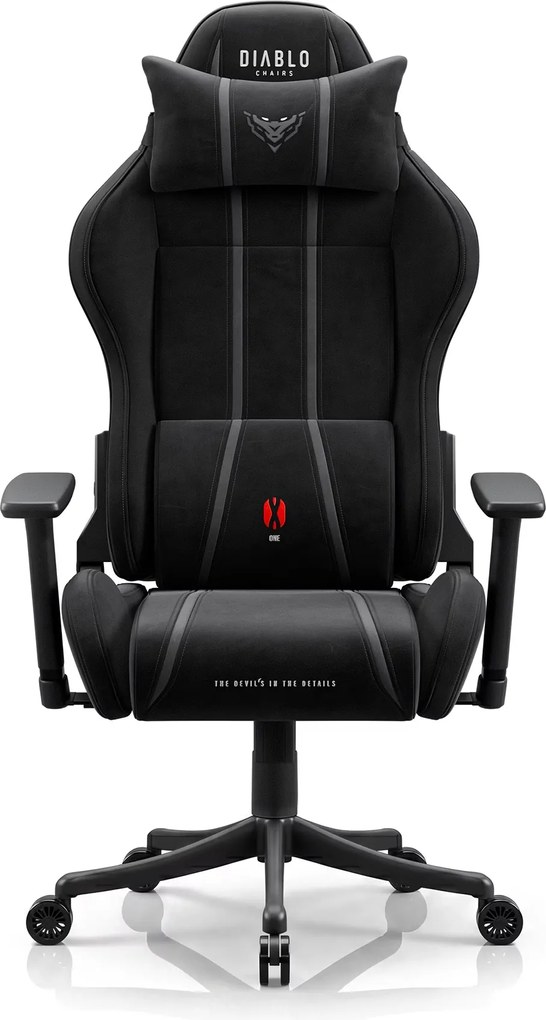 Szövet gamer szék fekete Diablo X-One 2.0 Burned Black Small
