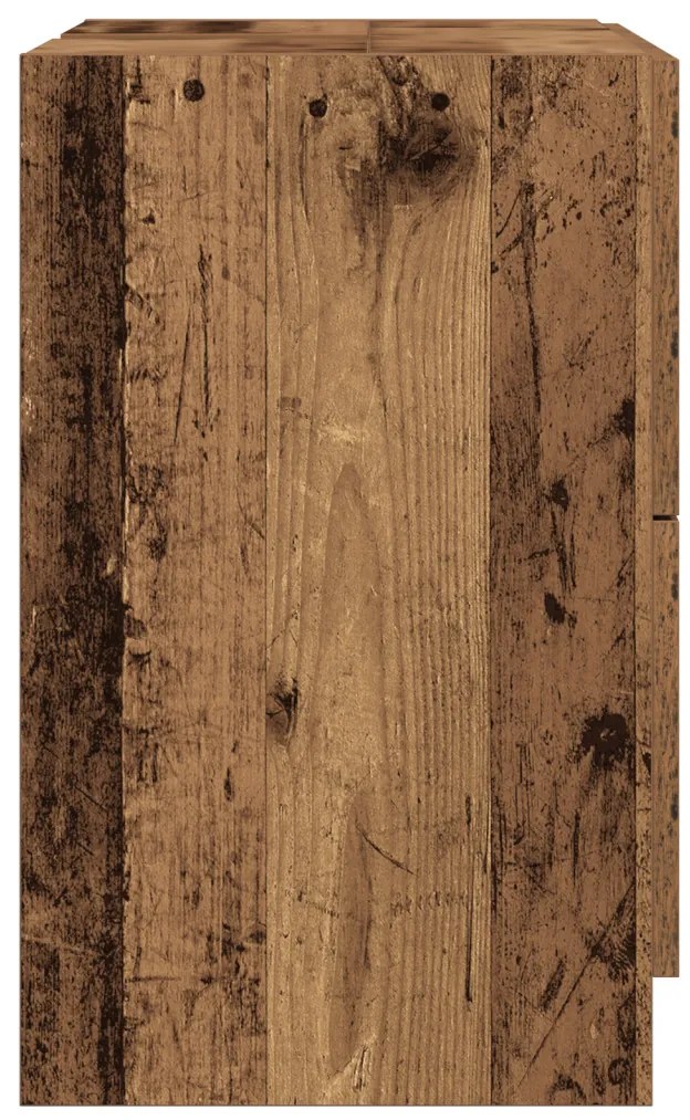 mosogató szekrény régi fa 59x37x59 cm műszaki fa