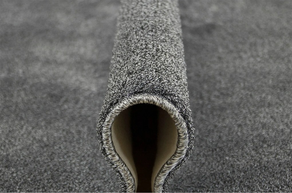 100x150 cm Elegáns Szürke Fekete Nappali Szőnyeg