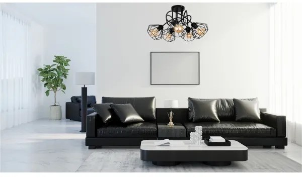 Felületre szerelhető csillár CEED 5xE27/60W/230V