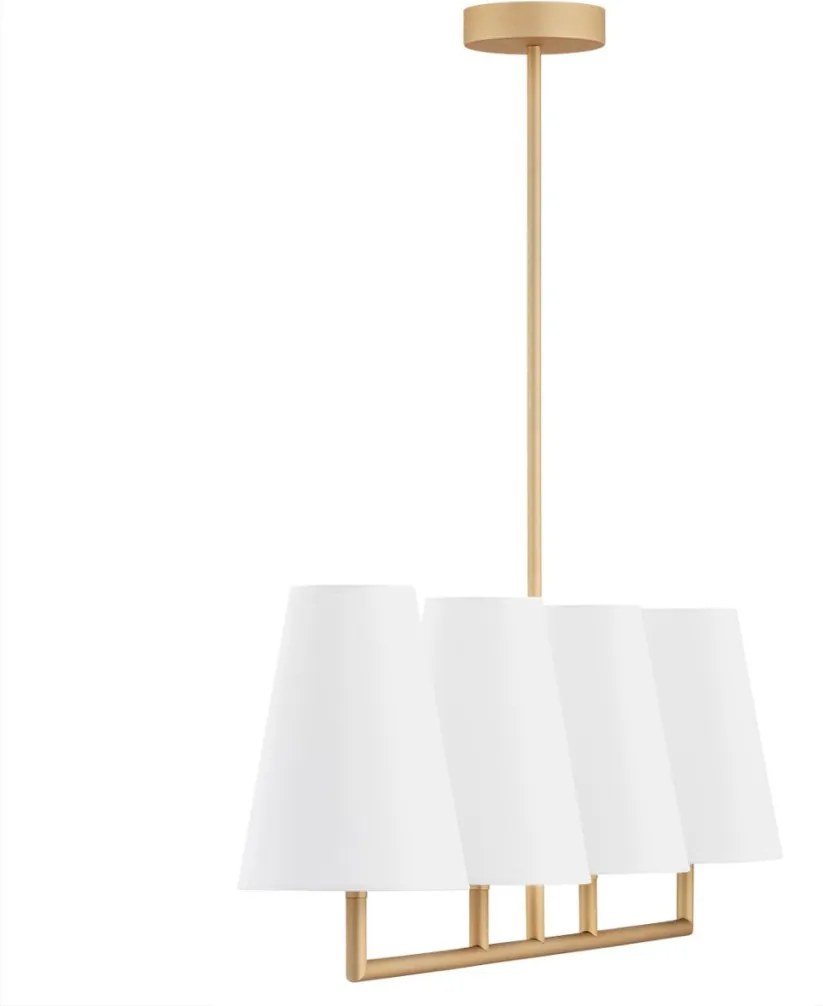 ARGON 1828 SAFIANO Modern Csillár Fehér, Arany E27 IP20
