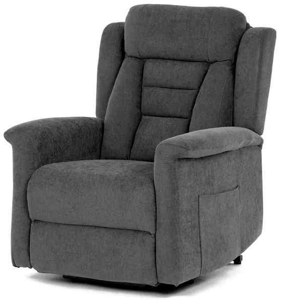 Relax fotel elektromos kábelvezérléssel, szürke szövetkárpittal. TV-7072 GREY2