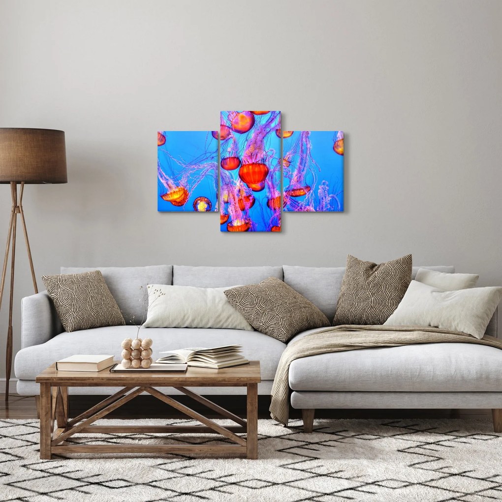 Medúza a tengerben képe (90x60 cm)