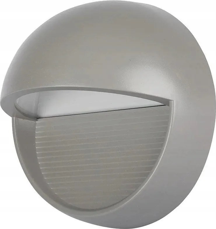 Homlokzati fali lámpatest szürke kerek modern Led IP65 16 cm V-tac