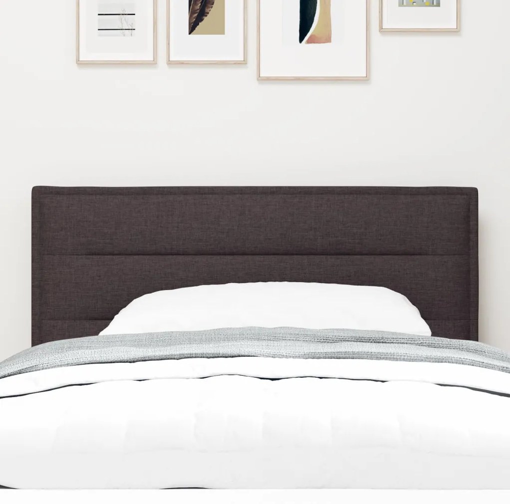 Fejtámla Vonalak Design Sötétbarna 100 cm Szövet