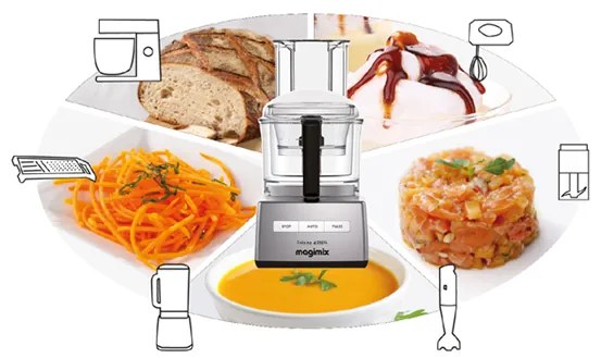 MAGIMIX® 4200XL fehér konyhai robotgép Premium csomag