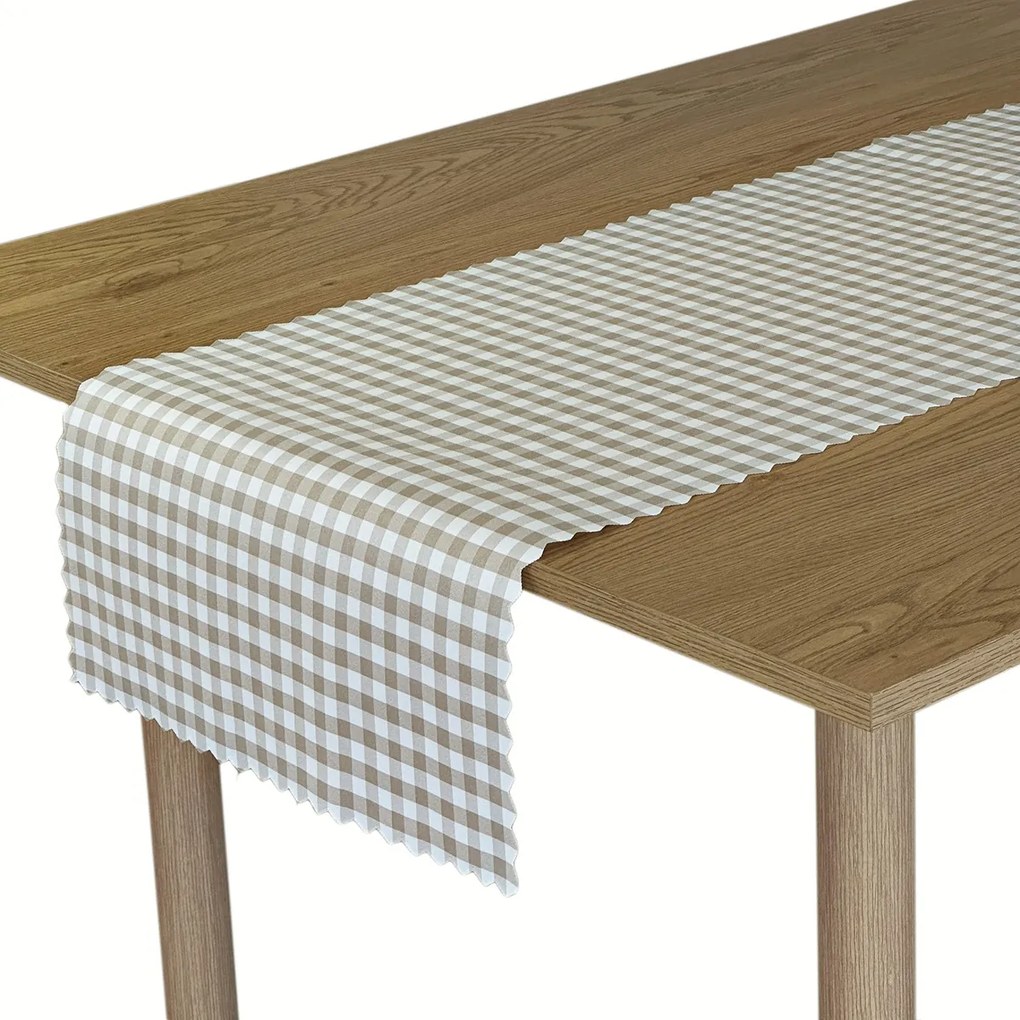 Foltálló Dekoratív Futópad Greta Rács Bézs 50x100 cm