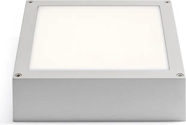 RENDL SCOTT mennyezeti lámpa ezüstszürke 230V LED 9.8W IP54 3000K