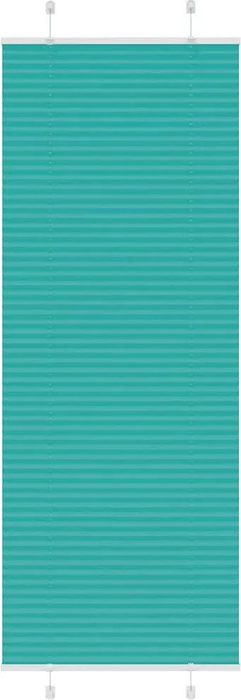 vidaXL pliszírozott redőny Benzinzöld 80x200 cm szövetszélesség