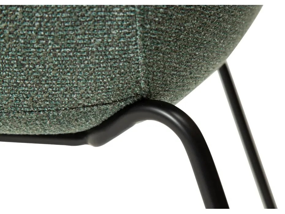 Világoszöld buklé fotel Zimmer – DAN-FORM Denmark